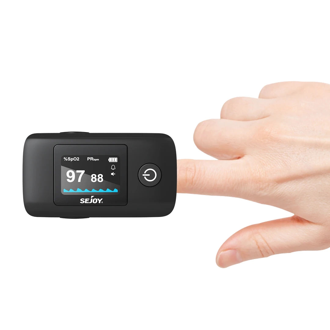 Sejoy Blood Pressure Monitor And Pulse Oximeter With OLED Display