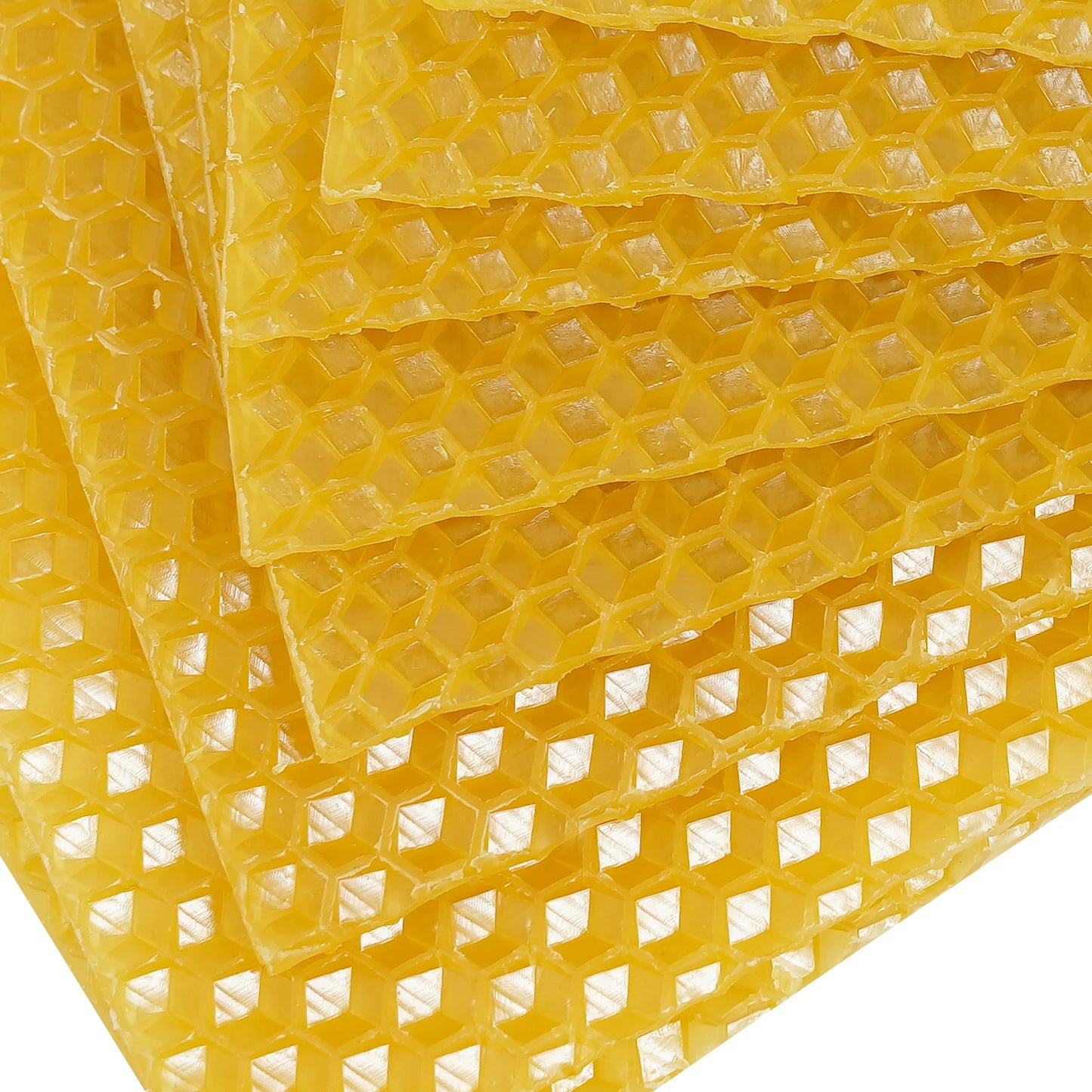 Pure Beeswax Hive Frames Pre-Waxed Deep Brood for Beekeeping