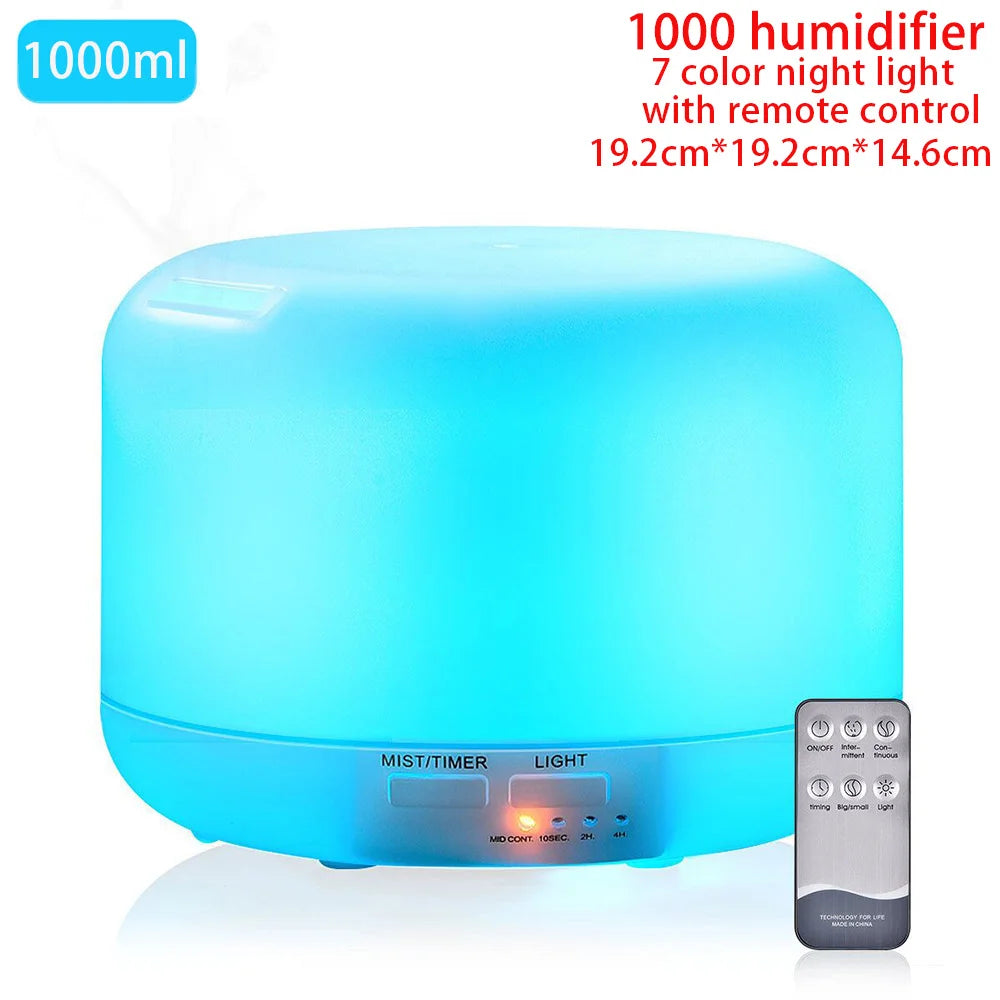 THANKSHARE Aroma Essential Oil Diffuser Ultrasonic Humidifier