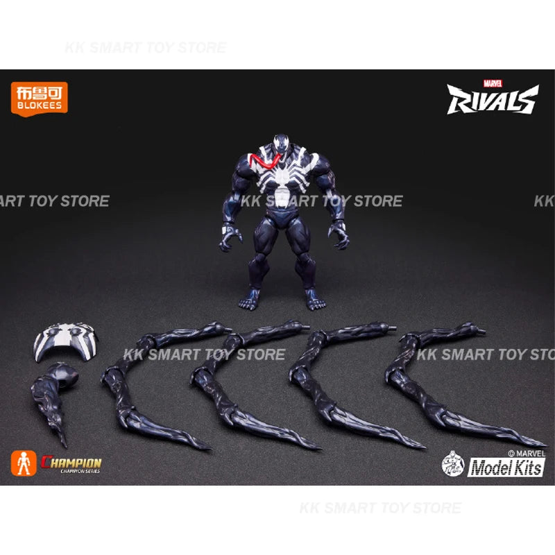 Bandai Marvel Rivals Champion Class Spider-Man Venom Model Kit Figure
