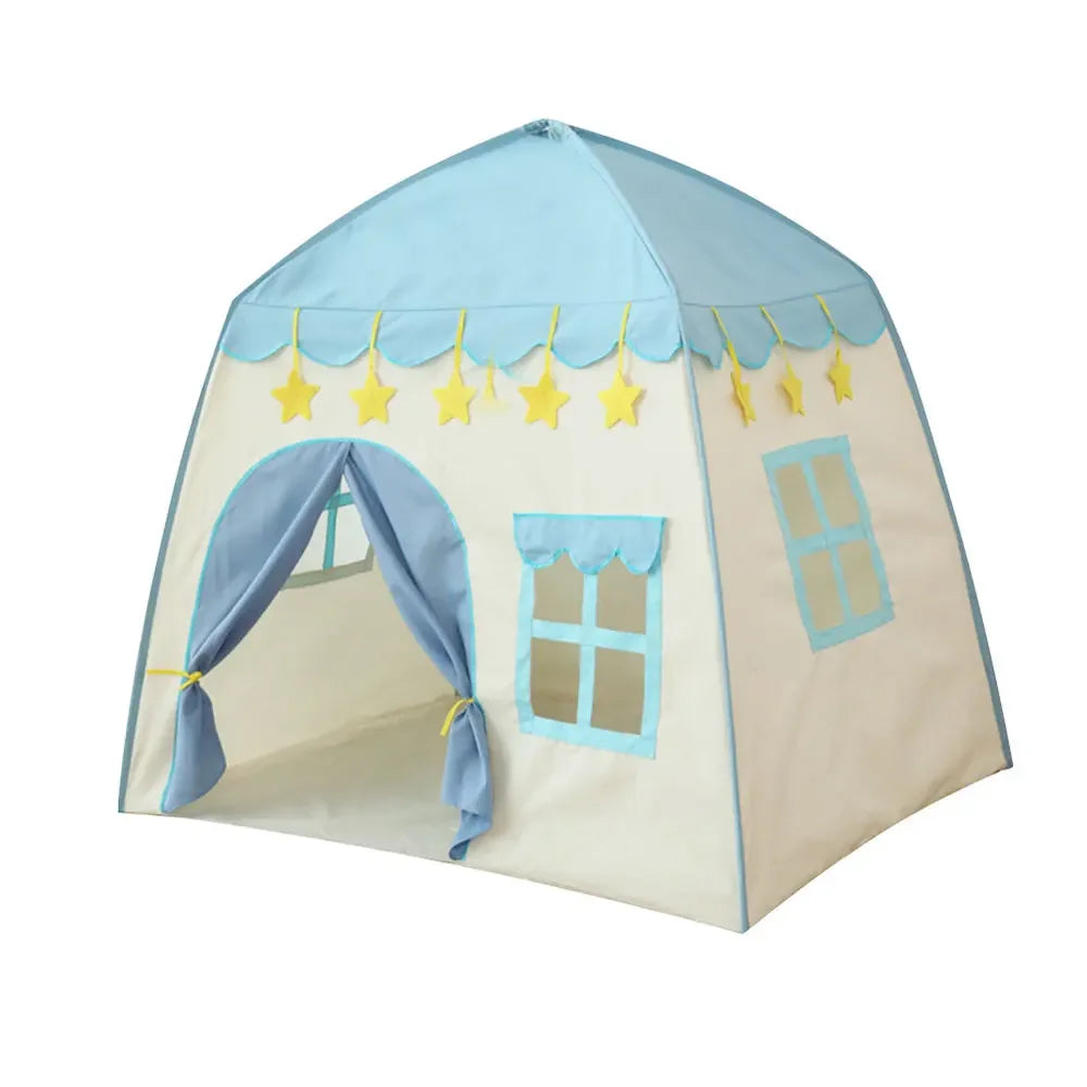 LARZACK Foldable Wigwam Tent for Kids Indoor Playhouse