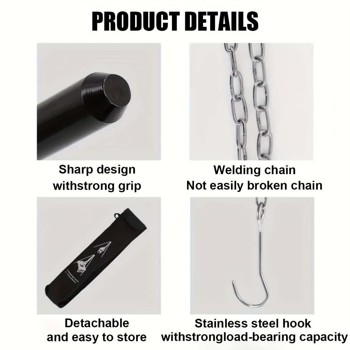 Stainless Steel Campfire Tripod For Outdoor Cooking And Dutch Oven