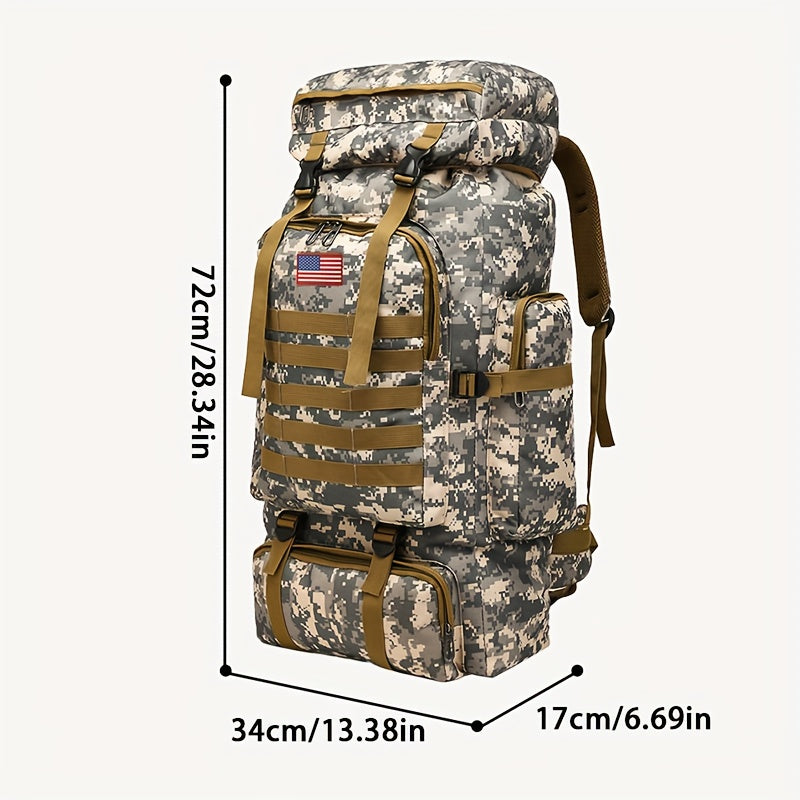 JUMAHE Tactical Backpack MOLLE Outdoor Hiking Gear With Padded Straps