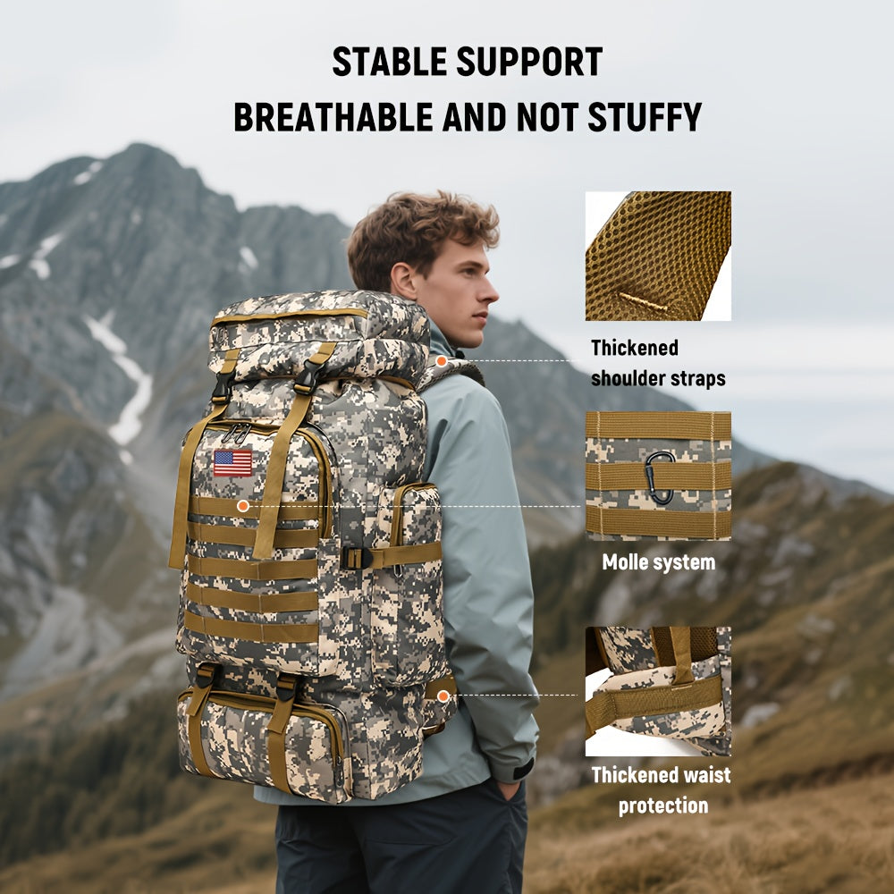 JUMAHE Tactical Backpack MOLLE Outdoor Hiking Gear With Padded Straps