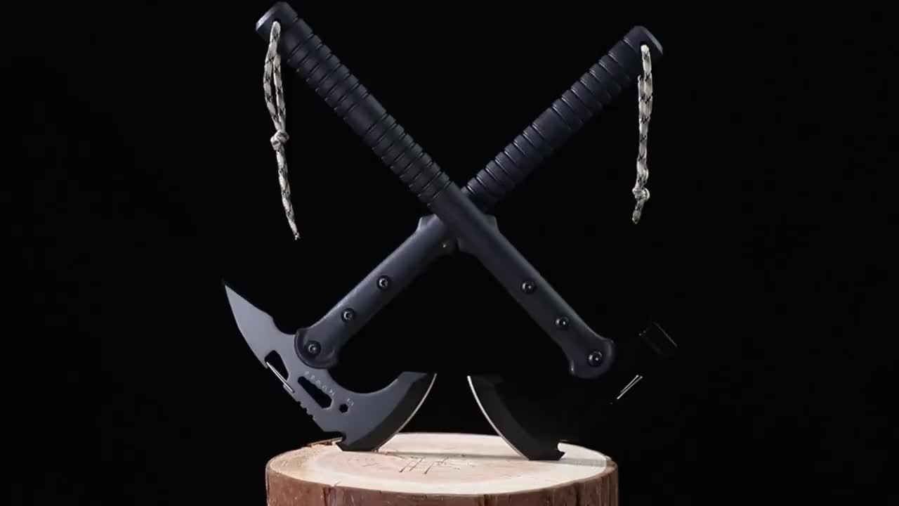 Outdoor Survival Axe With Saw For Camping And Bushcraft