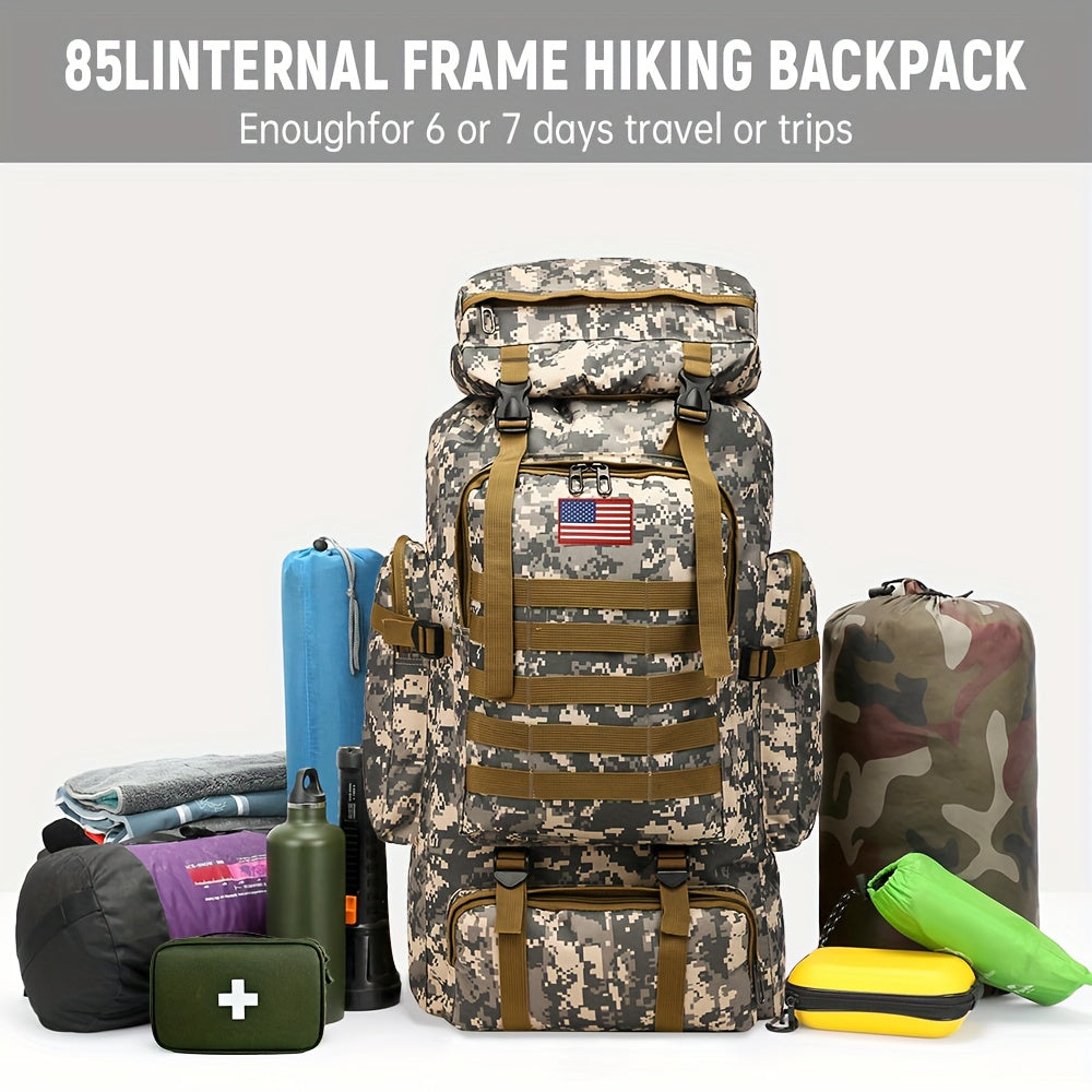 JUMAHE Tactical Backpack MOLLE Outdoor Hiking Gear With Padded Straps