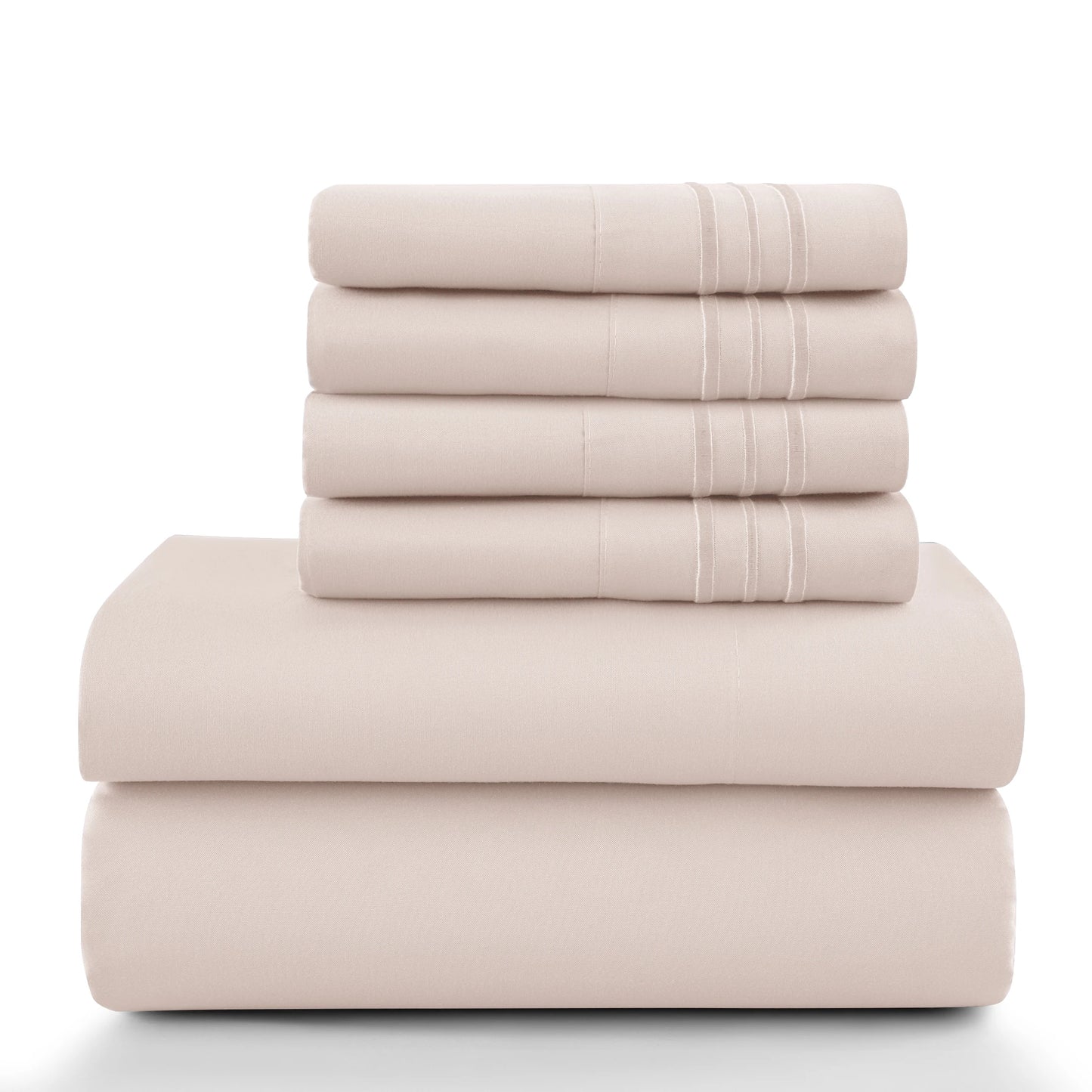 LDC Lux Decor Microfiber Sheet Set Ultra Soft Bedding