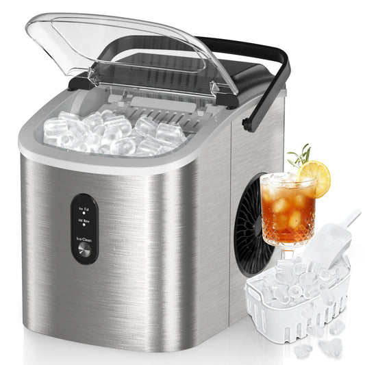 Simzife Portable Countertop Ice Maker 26 Lbs Per Day
