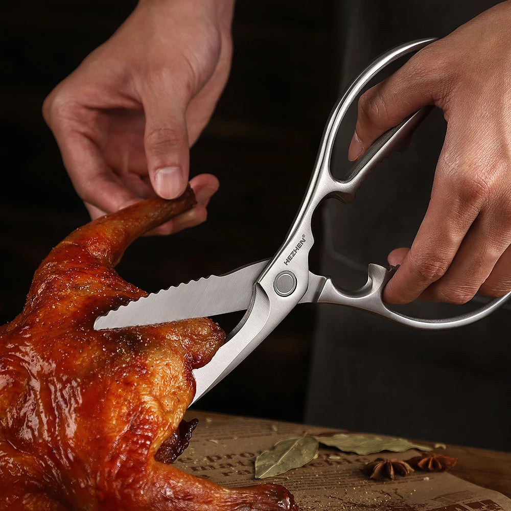 HEZHEN Multifunctional Kitchen Scissors For Fish And Bones