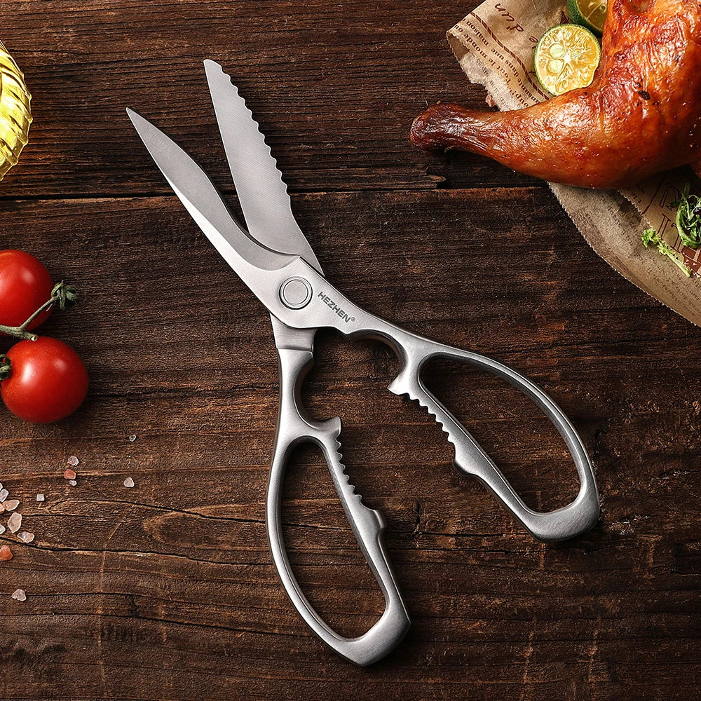HEZHEN Multifunctional Kitchen Scissors For Fish And Bones