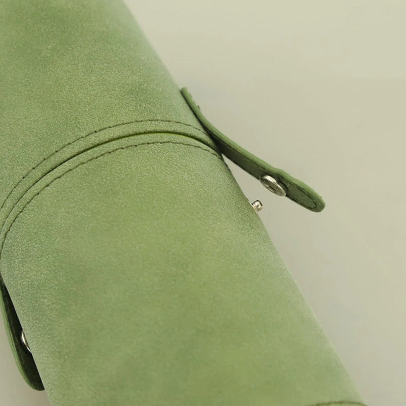 Leather Makeup Brush Bucket Portable Travel Cosmetic Bag Multi Function Dust Proof Waterproof