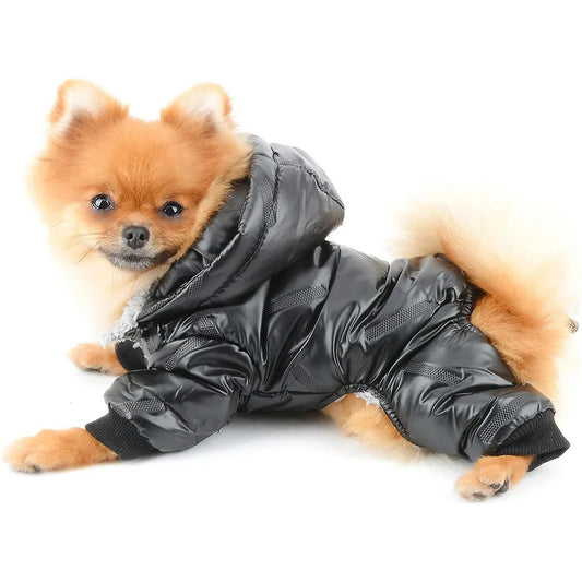Small Dog Coat Waterproof Dog Jacket for Winter Warm Fullbody Dogs Snowsuit Winter Coat for Puppy Pet Clothes Cat Puffer Jacket