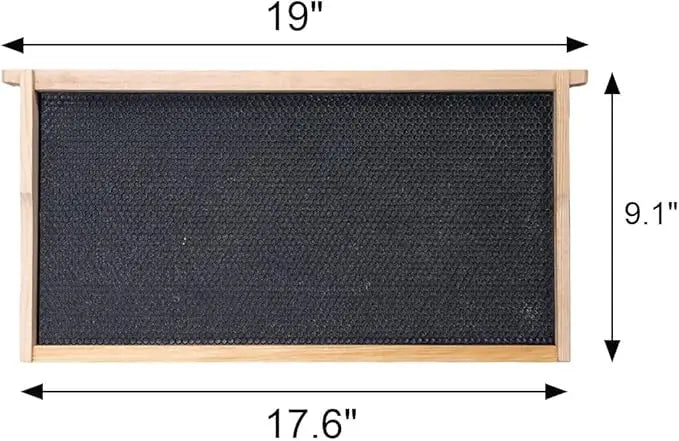 High-concerned 10 Pack Beehive Frames And Wax Foundations For Deep Brood Hives