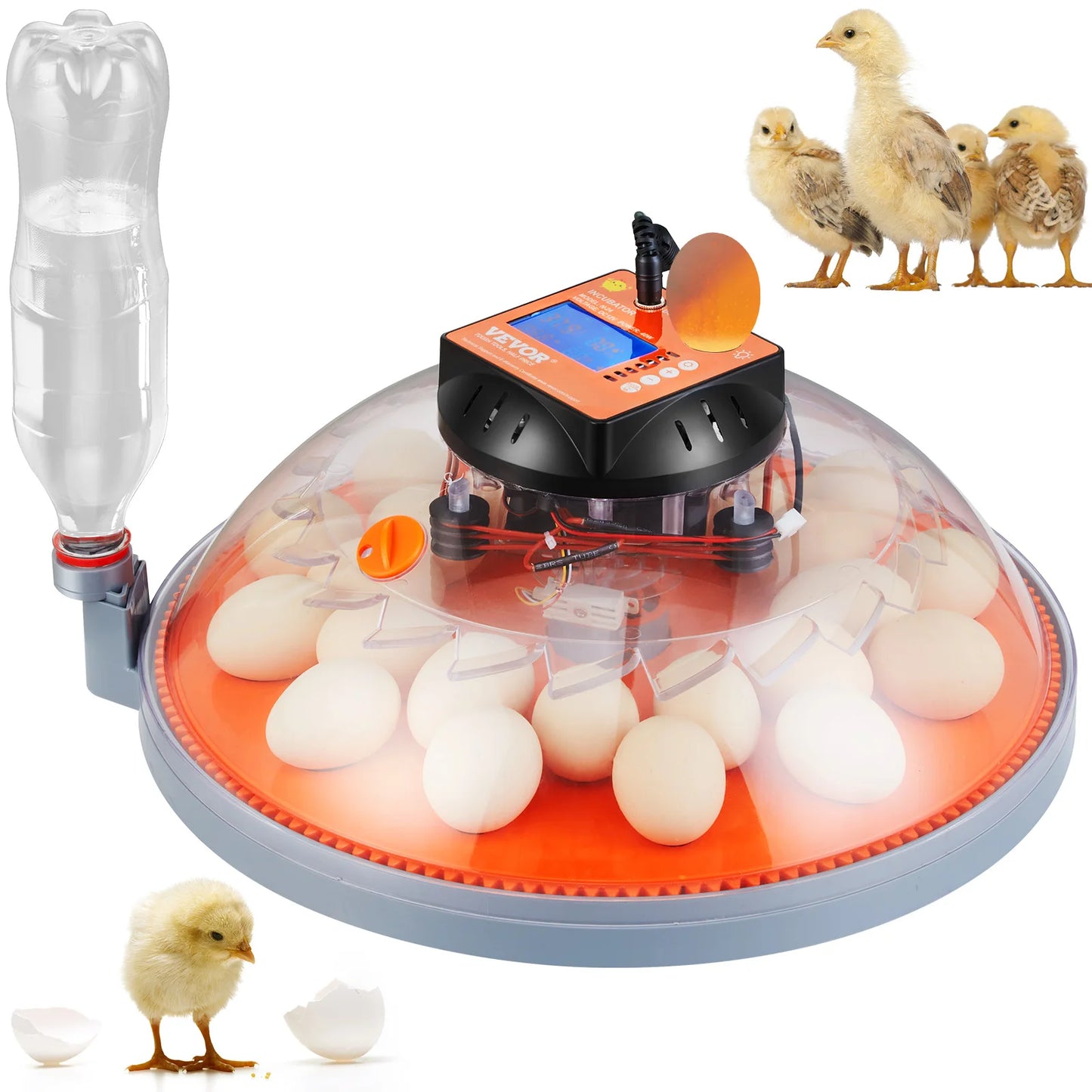 VEVOR Egg Incubator With Automatic Turner Humidity And Temperature Control