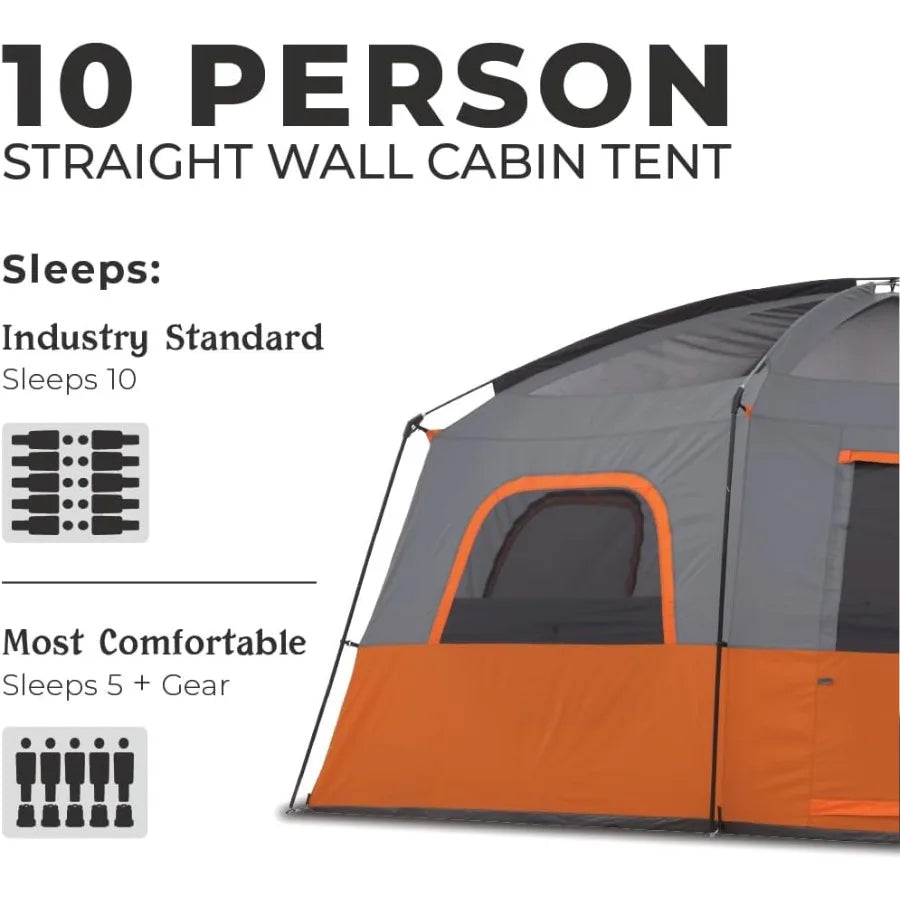 All-Season Family Cabin Tent For Outdoor Camping Adventures