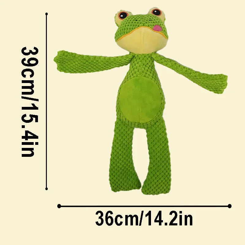 Indestructible Plush Squeak Toy For Dogs Durable Chew Safe Toy