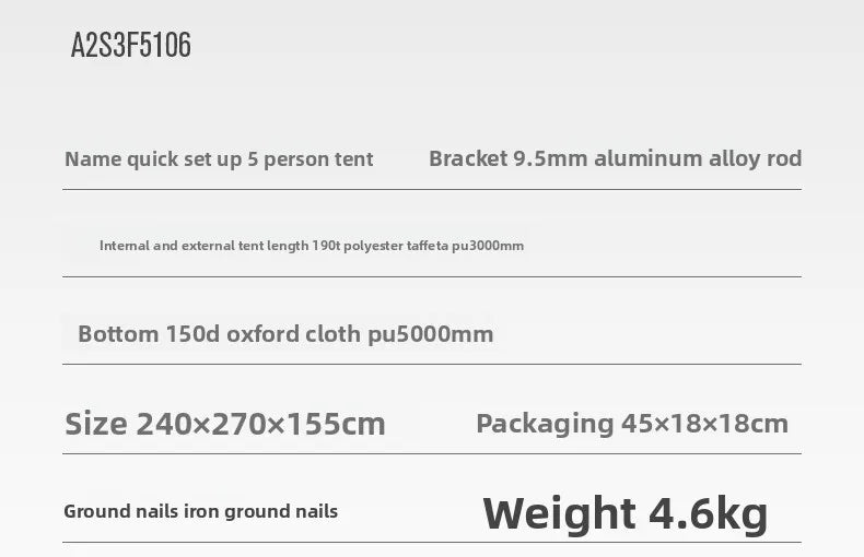 Camel Ultralight Two Person Tent for Travel Waterproof Outdoor Camping