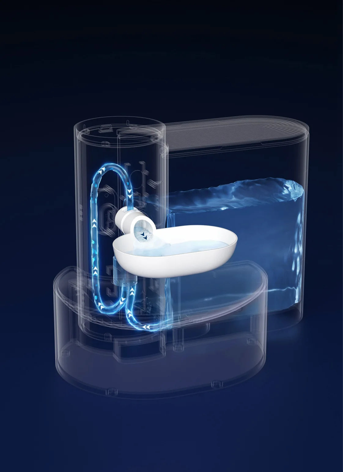 ZYfeeder Wireless Automatic Cat Fountain Water Dispenser