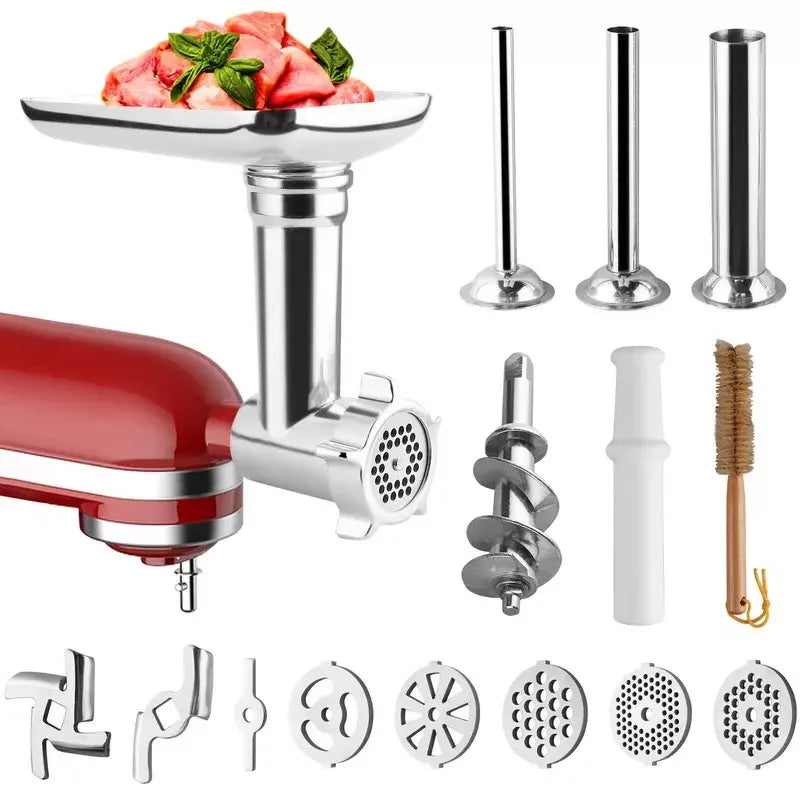 Meat & Poultry Tools Stainless Steel Grinder Attachment For KitchenAid