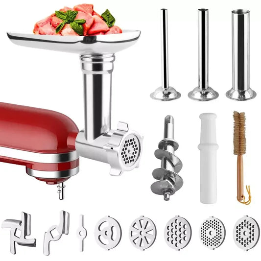Meat & Poultry Tools Stainless Steel Grinder Attachment For KitchenAid