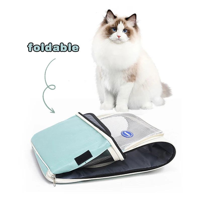 Ventilated Cat Backpack With Adjustable Straps For Outdoor Travel