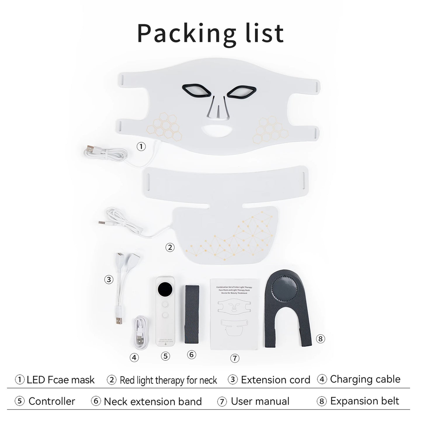 Hello Face Rechargeable Infrared Light Therapy Mask