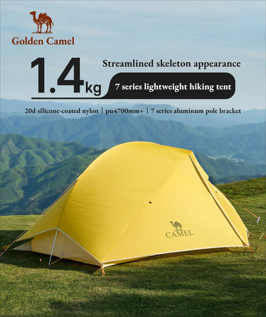 Camel Ultralight Two Person Tent for Travel Waterproof Outdoor Camping