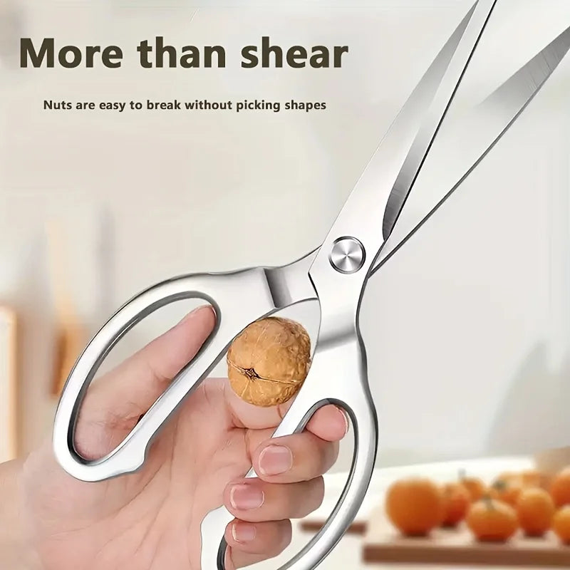 Stainless Steel Kitchen Scissors Multifunctional Household Shears For Meat