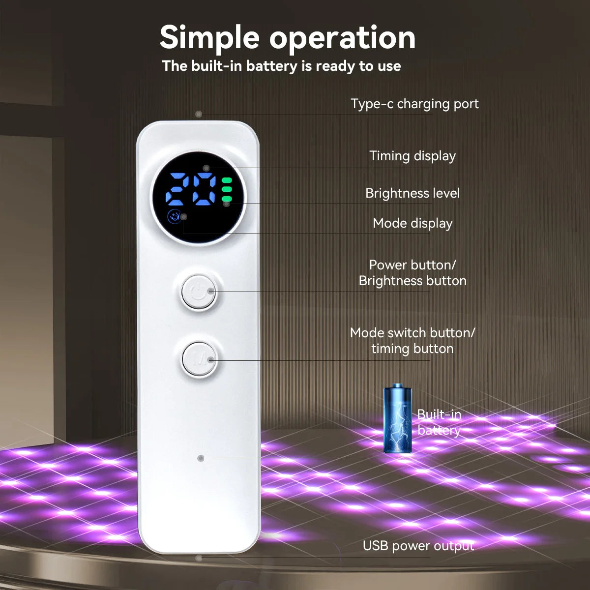 Hello Face Rechargeable Infrared Light Therapy Mask