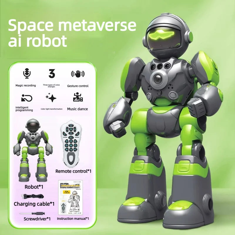 RC Robot With Voice Gesture Control Music Dancing Toy For Kids
