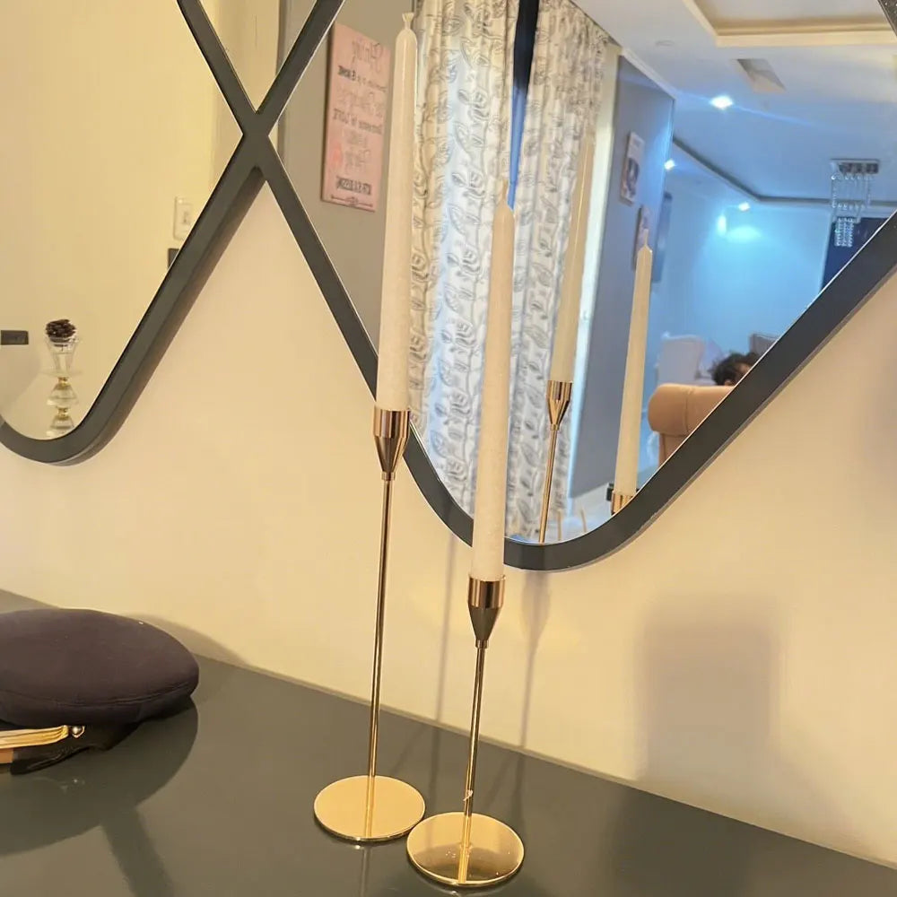 Acrylic Taper Pillar Mold For DIY Candlestick Holder Geometry Design