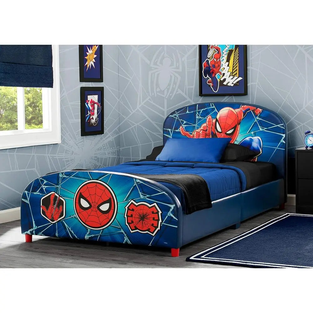 Children Upholstered Twin Bed, Man