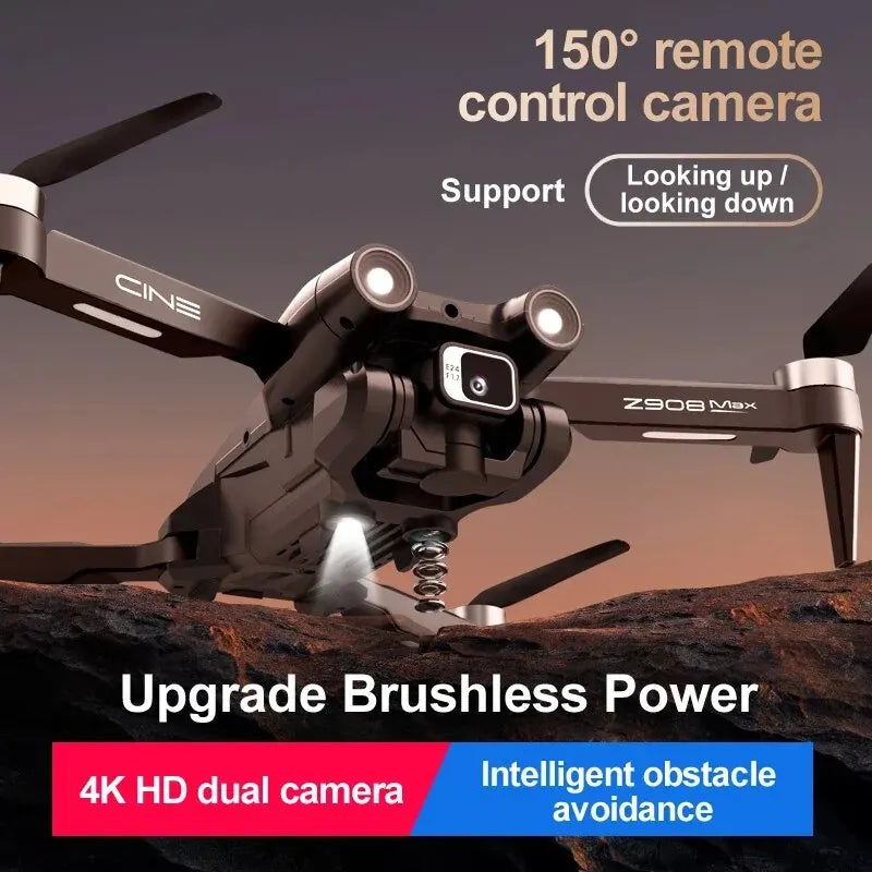 Z908 Pro Max Drone 8K GPS FPV Aerial Quadcopter Brushless