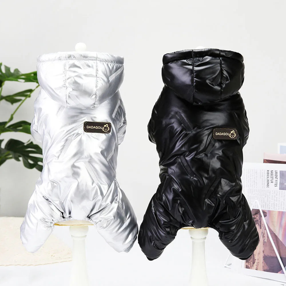Small Dog Coat Waterproof Dog Jacket for Winter Warm Fullbody Dogs Snowsuit Winter Coat for Puppy Pet Clothes Cat Puffer Jacket