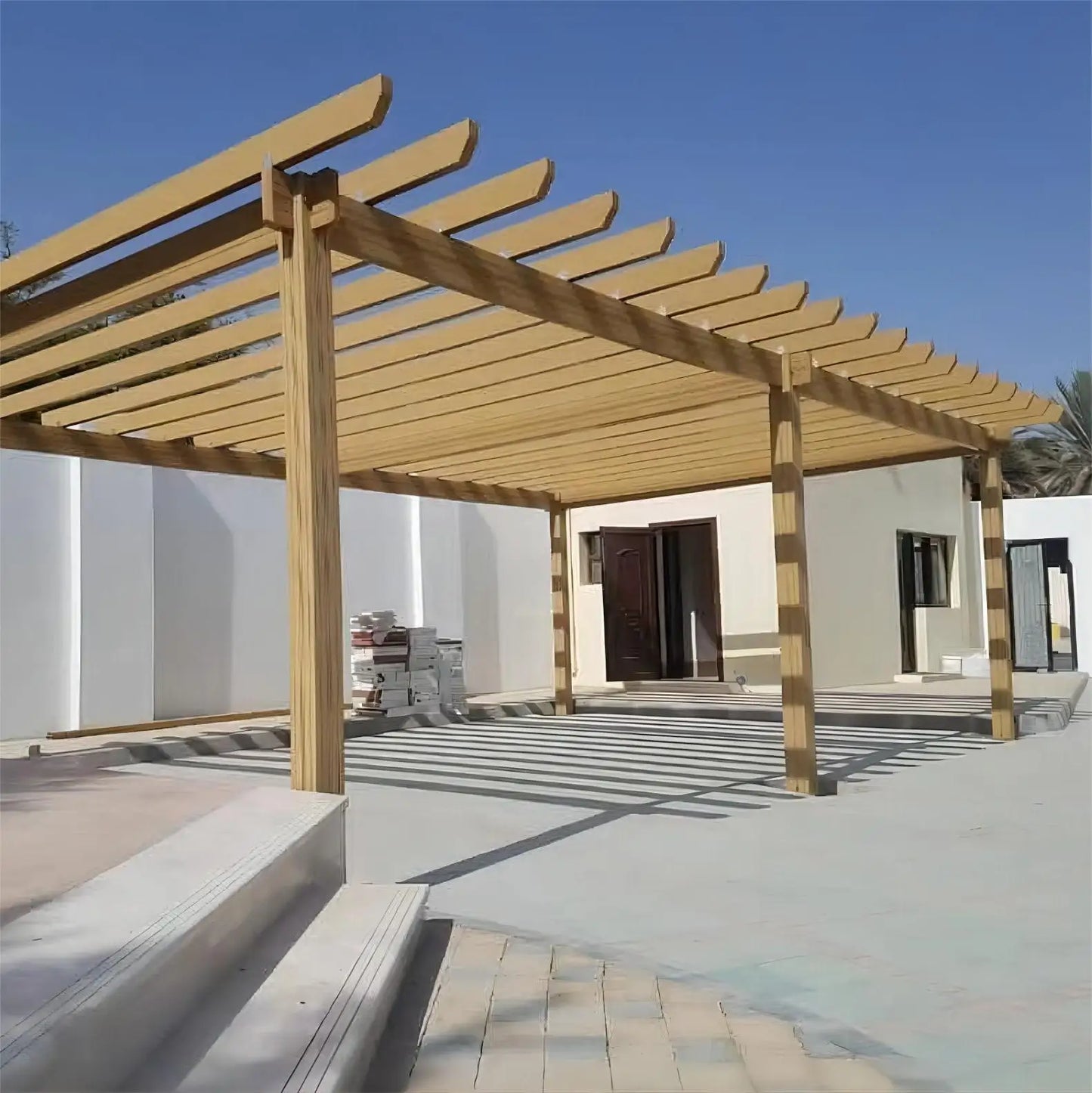 Gazebo Waterproof Patio Wood Pavilion For Outdoor Garden Low Maintenance