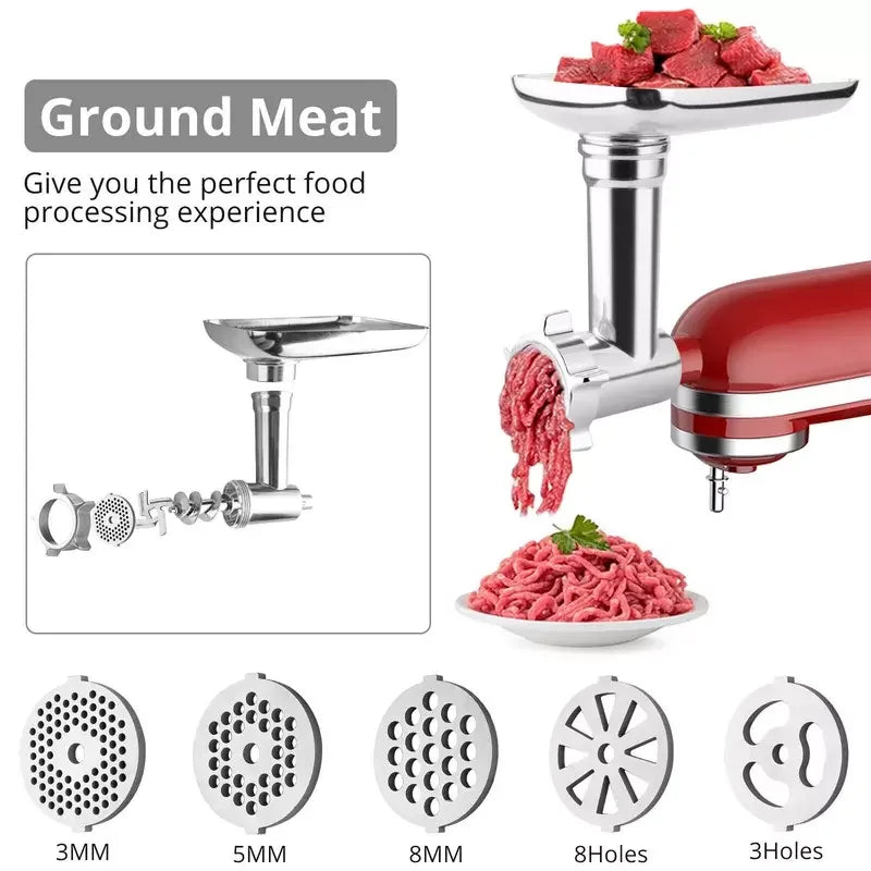 Meat & Poultry Tools Stainless Steel Grinder Attachment For KitchenAid