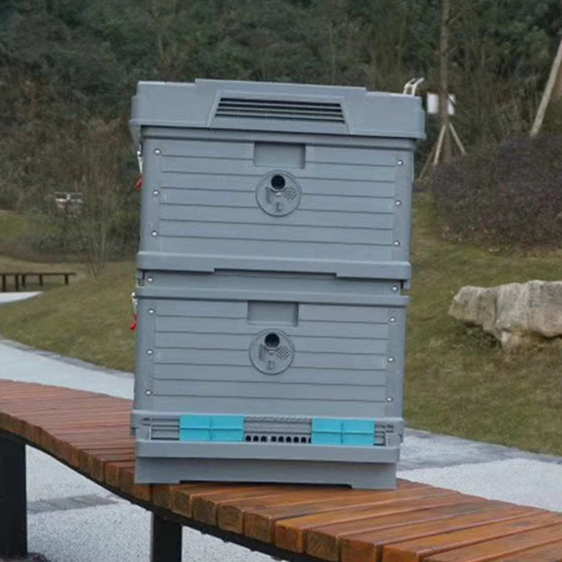 Plastic Insulation Beehive Langstroth 10 Frame With Bee Feeders