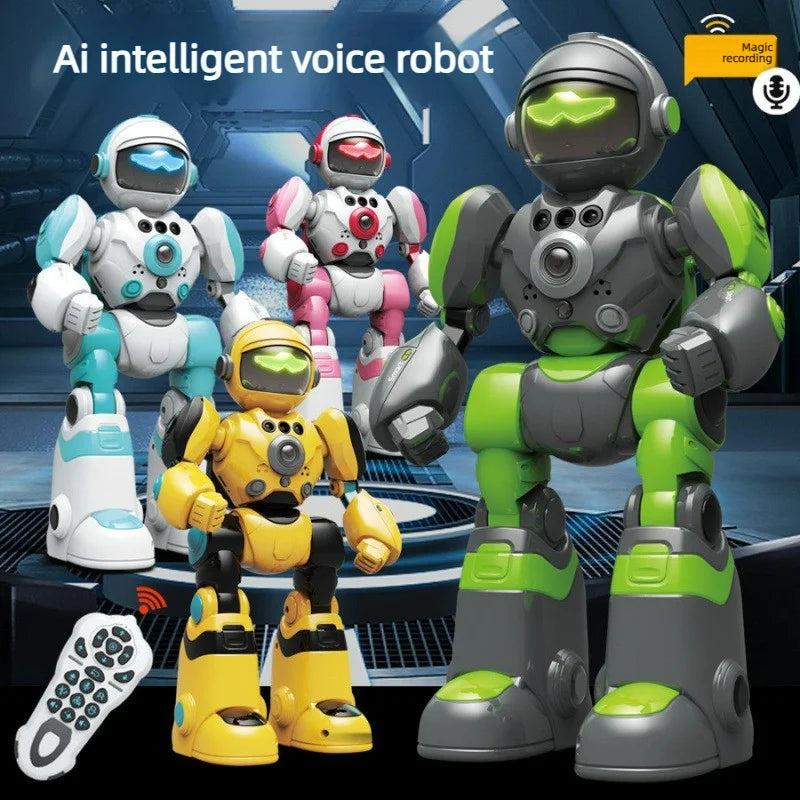 RC Robot With Voice Gesture Control Music Dancing Toy For Kids