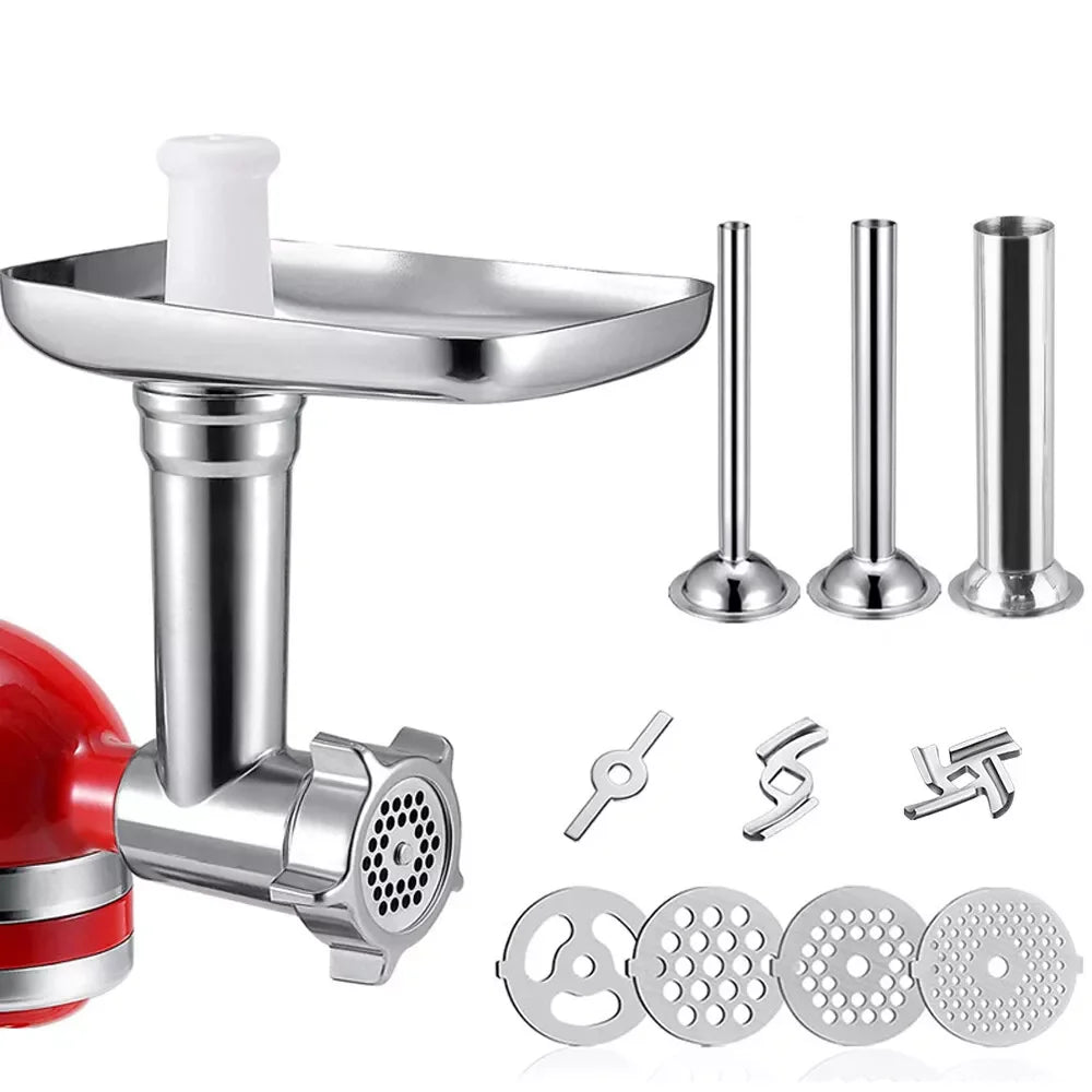 Meat & Poultry Tools Stainless Steel Grinder Attachment For KitchenAid