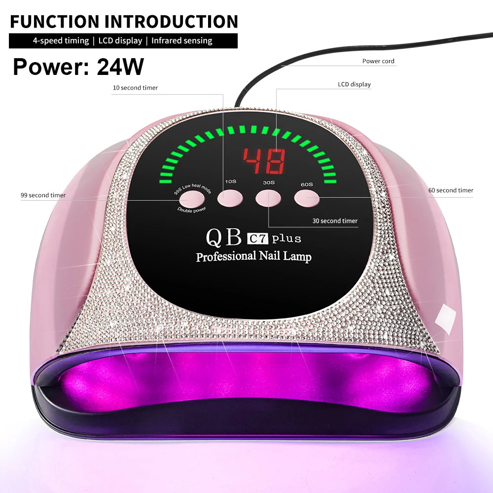 Commodity UV LED Nail Lamp 57 LEDs Quick Curing Light
