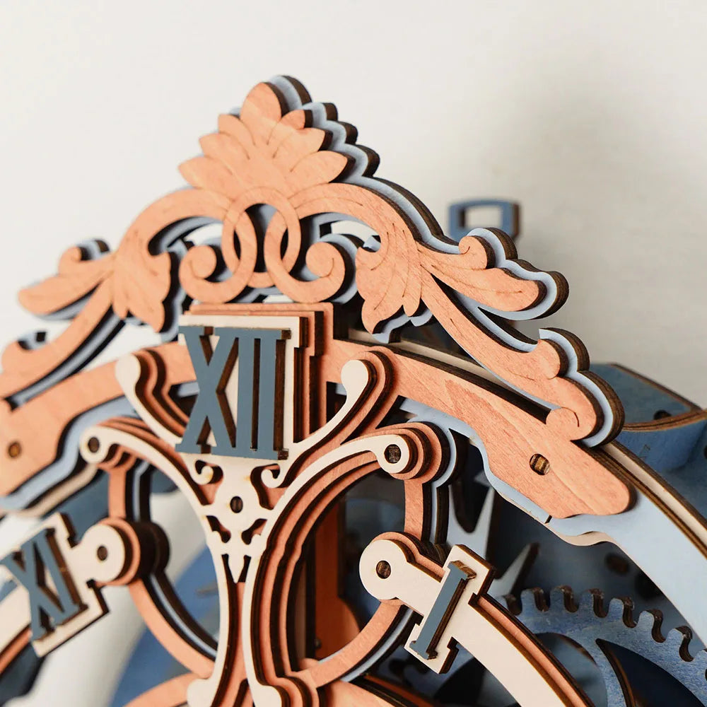 Robotime Rokr Romantic Note 3D Wooden Puzzle Wall Clock