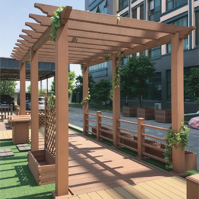 Gazebo Waterproof Patio Wood Pavilion For Outdoor Garden Low Maintenance