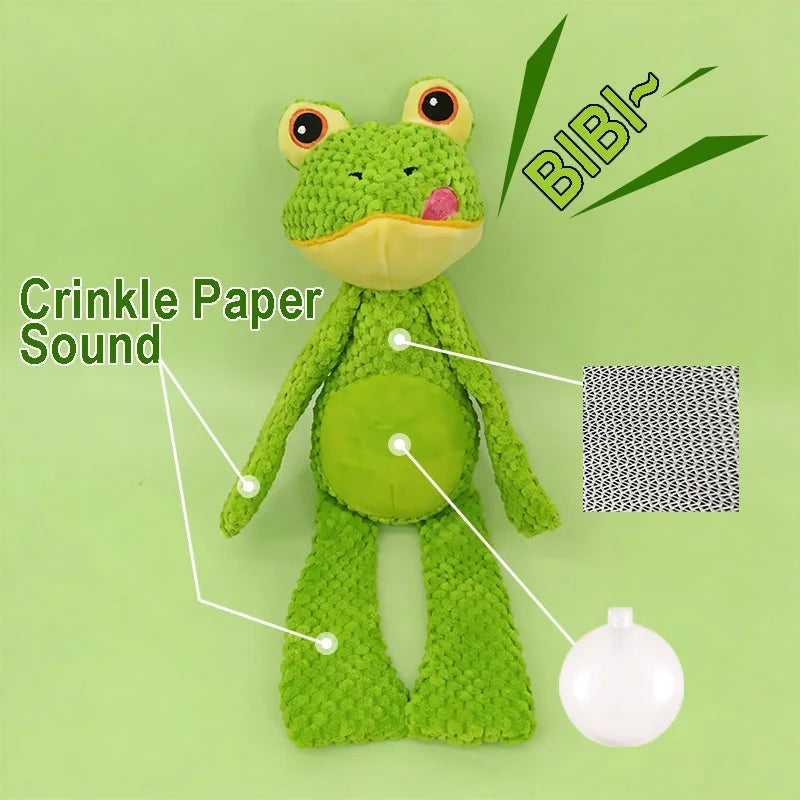Indestructible Plush Squeak Toy For Dogs Durable Chew Safe Toy