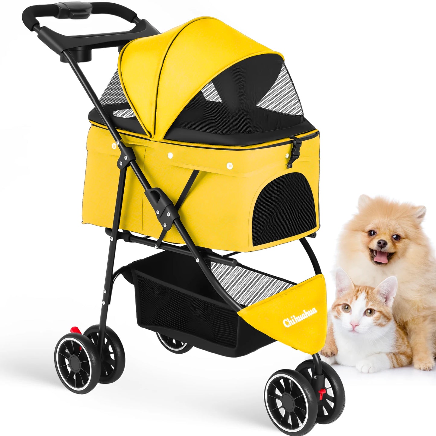 CHIHUAUA Foldable Pet Stroller For Small Dogs And Cats