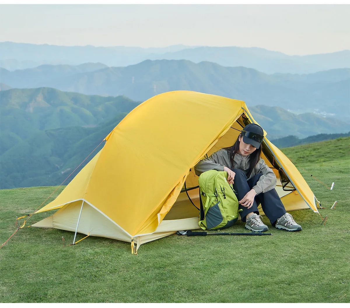 Camel Ultralight Two Person Tent for Travel Waterproof Outdoor Camping