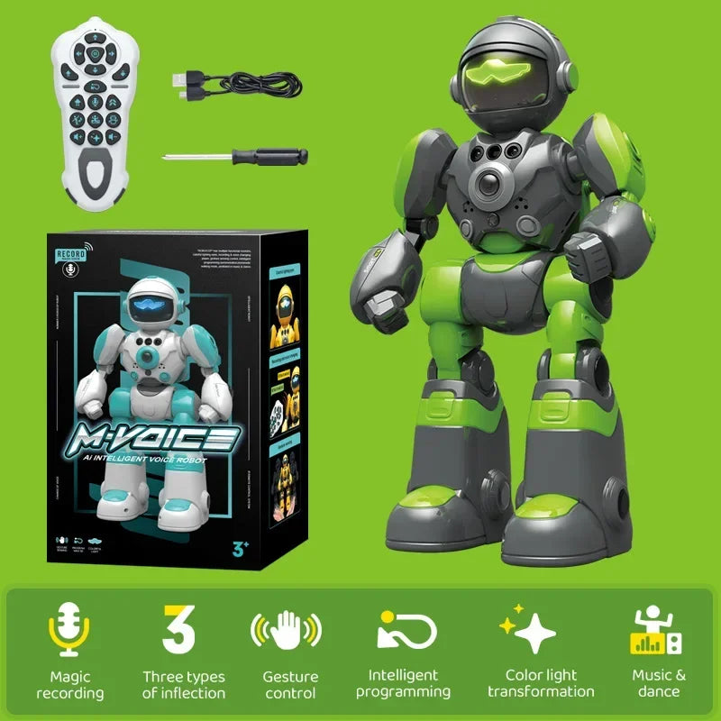 RC Robot With Voice Gesture Control Music Dancing Toy For Kids
