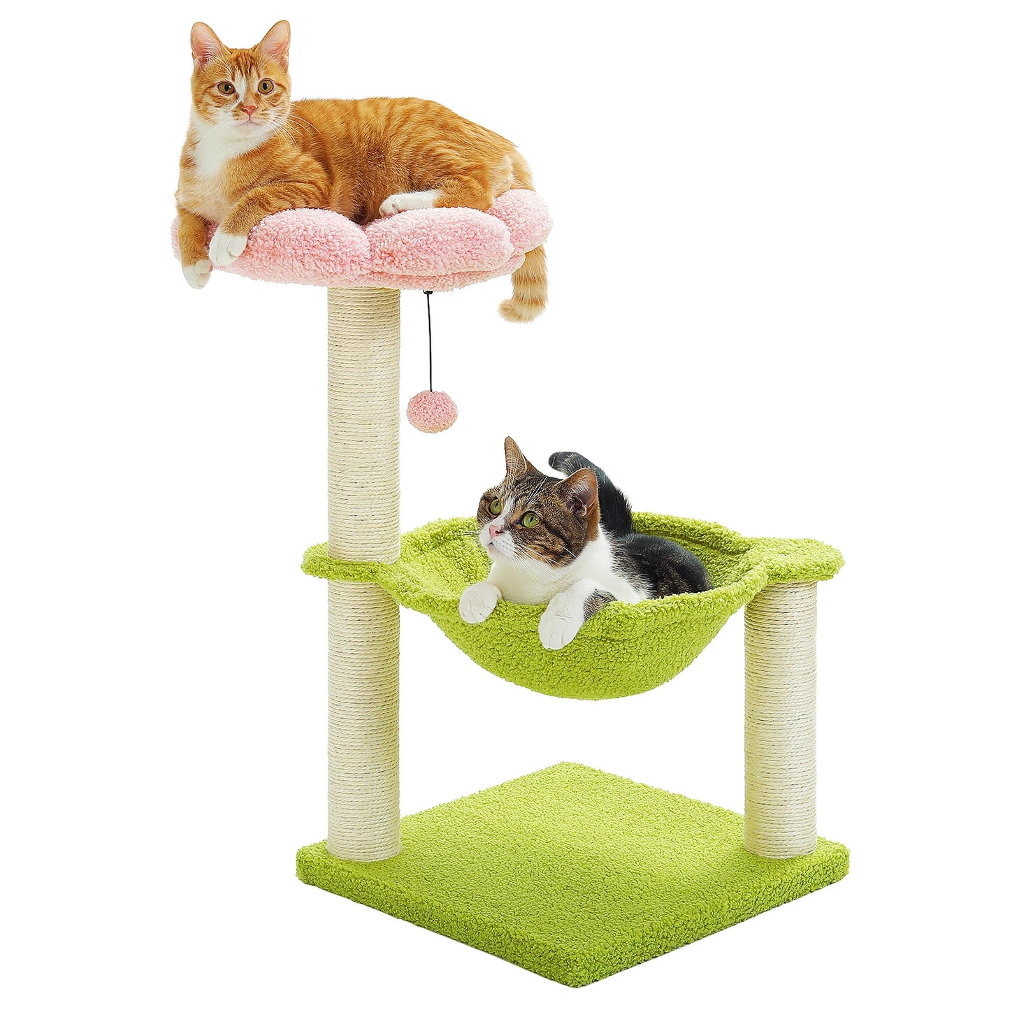 PAWZ Road Flower Cat Tree With Sisal Scratching Post Hammock