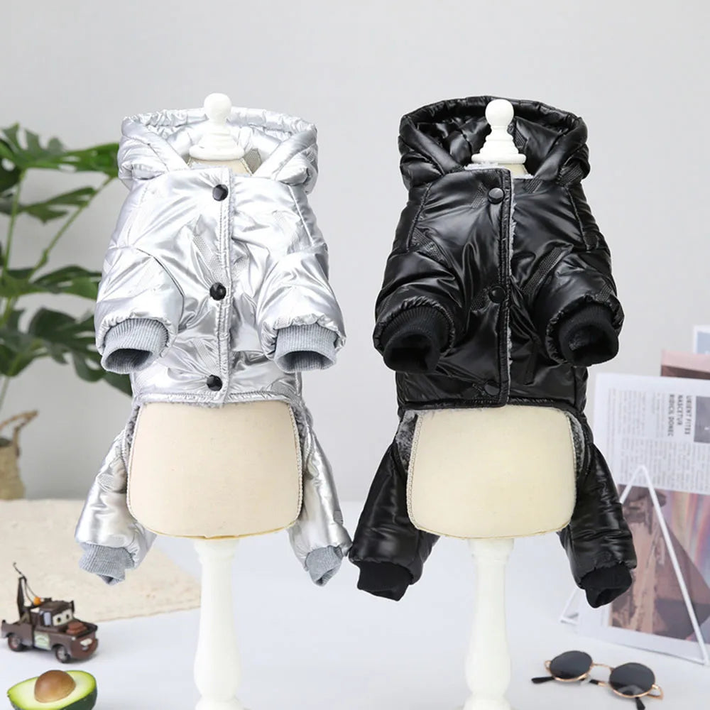 Small Dog Coat Waterproof Dog Jacket for Winter Warm Fullbody Dogs Snowsuit Winter Coat for Puppy Pet Clothes Cat Puffer Jacket