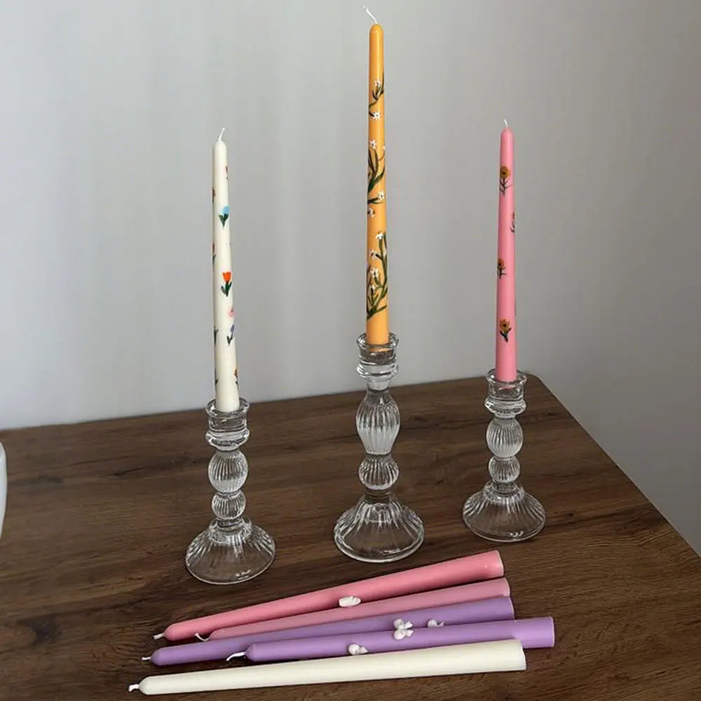 Acrylic Taper Pillar Mold For DIY Candlestick Holder Geometry Design