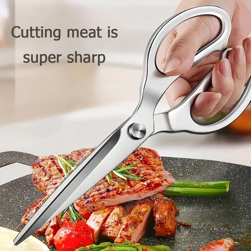 Stainless Steel Kitchen Scissors Multifunctional Household Shears For Meat